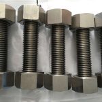 легура никла 400 ен2.4360 шипка са потпуно навојем са причврсним матицама