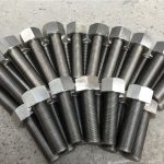 254смо унс с31254 ен1.4547 вијака и матица 1-1 / 2 ”-8унк180мм навојна шипка